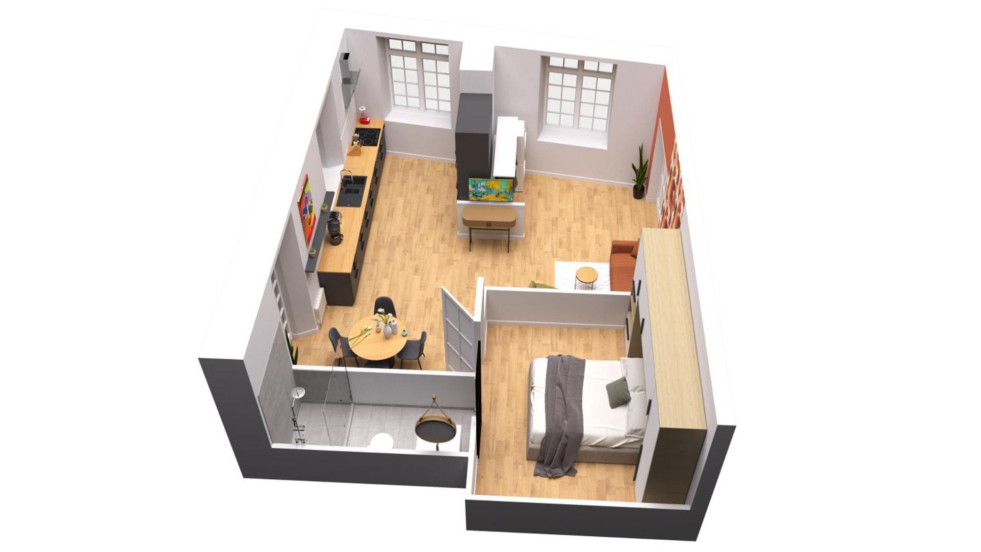 Mm Suites Loft Cathedrale Reims Szoba fotó